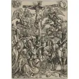 Albrecht Durer, The Crucifixion (Bartsch 11, Meder 120, Hollstein 120), from The Large Passion, a modern pen-lithographic copy after the original Dürer woodcut