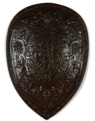 Cast Iron Shield, 19th century,