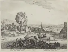 Jan van de Velde, The Months of the Year, etchings on paper