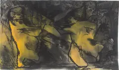 Emil Nolde, Gnome, Aquarell und Tusche auf Japan