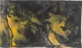 Emil Nolde, Gnome, Aquarell und Tusche auf Japan