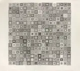 Vera Molnár, DE LA SÉRIE (DES) ORDRES, 1971, Plotterzeichnung: Tusche auf Papier