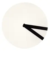 Gerhard von Graevenitz, 1 radialer Streifen, 1976, Kinetisches Objekt. 2 bewegliche Metallstäbe auf Hartfaserplatte und Elektromotor. Durchmesser: 120 cm (47 ¼ in.)
