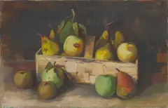 Karl Hofer, Stilleben mit Spankorb, 1937, Öl auf Leinwand