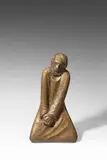 Ernst Barlach, Der Zweifler, 1931, Bronze mit goldbrauner Patina