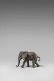 Renée Sintenis, Junger Elefant, 1926, Bronze mit brauner Patina