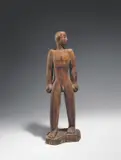 Louise Stomps, Männliche Figur, Um 1945, Holz