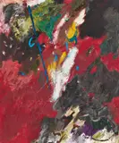Pier Paolo Calzolari, Ohne Titel, 1981, Tempera auf Holz