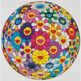 Flowerball (3D) from the Realm of the Dead by Takashi Murakami, 2010, Offset lithograph, sold May 2012