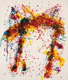 Sam Francis, Toward Disappearance, 1973, Silkscreen in colors on Arches 88