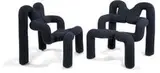 Terje Ekstrom, Pair of Ekstrem Chairs (2), 1972, Jersey stretch upholstery