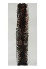 Beverly Pepper, Untitled, 1985, Monotype with oil stick, charcoal and watercolor