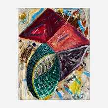 Bill Jensen, City Ride, 1981-82, oil on linen
