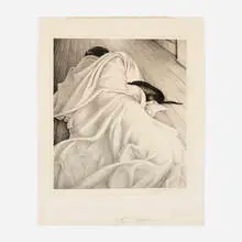 Kyra Markham, Elin and Maria, 1934, lithograph