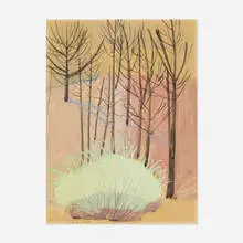 Charles E. Burchfield, Green Bush, 1915, watercolor and gouache on paper