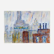 Allen Tucker, Untitled, 1917, watercolor on paper