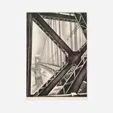 Howard Cook, George Washington Bridge with B, 1932, lithograph