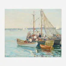 William S. Robinson, Gloucester, Mass., 1930, oil on panel