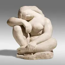 Davis Rossi, Asleep, 1951, limestone