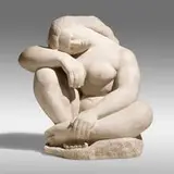 Davis Rossi, Asleep, 1951, limestone