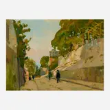 Élie Anatole Pavil, La Rue des Saules, oil on canvas