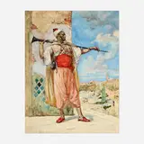 Georges Clairin, Untitled, 1875, watercolor and gouache on paper