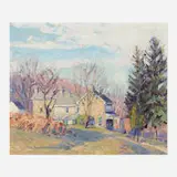 George Sotter, Hope House, oil on board