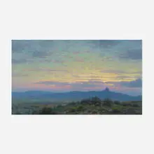 Michael Stack, Morning Sky Near Covered Wells, 1994, oil on linen