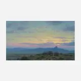 Michael Stack, Morning Sky Near Covered Wells, 1994, oil on linen