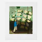 Christopher Brown, Clear Sky, 2007, etching with soft ground, spit-bite and aquatint in colors