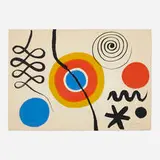 Target and Sign by Alexander Calder, c. 1965, lithograph in colors, sold May 2021