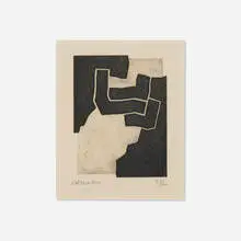 Eldu by Eduardo Chillida, 1972, etching, sold May 2021