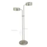 Laurel Lamp Co., adjustable two-light floor lamp