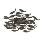 Maker Unknown, school of fish wall sculpture