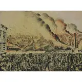 Gibson & Co., The Great Fire at Chicago Oct. 9th 1871. View from the West Side, 1871
