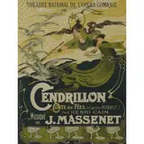 André Devambez, Cendrillon Poster for Théâtre National de L'Opera-Comique