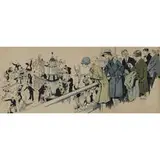 Tony Sarg, Stock Exchange Illustration, 1928