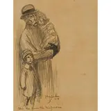Théophile Steinlen, Pour les families déplacées, 1915