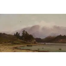 Carl von Perbandt, Mountainous River Landscape