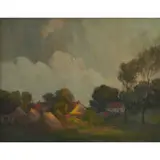 attribution Lawrence Mazzanovich, Farm Landscape