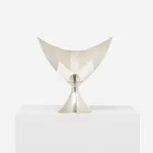 Circa 70s Contour bowl by Donald Colflesh, 1958, sterling silver, sold Sep 2012
