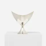 Donald Colflesh, Circa 70s Contour bowl, 1958, sterling silver