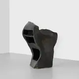 Ron Arad, Sculptural stool, c. 1985, welded and blackened steel