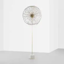 Harry Bertoia, untitled (Dandelion), c. 1958, welded bronze, steel, granite