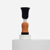 Sybilla vase by Ettore Sottsass, 1994, porcelain, sold Sep 2012