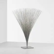 Harry Bertoia, untitled (Large Spray), c. 1970, stainless steel and steel wire