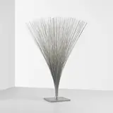 untitled (Large Spray) by Harry Bertoia, c. 1970, stainless steel and steel wire, sold Sep 2012