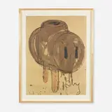 Claes Oldenburg, Sketch of a 3-Way Plug (1965), 1972, offset lithograph on paper