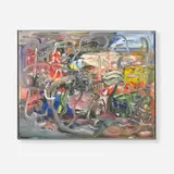 Jim Lutes, International Harvester, 1991, oil on linen