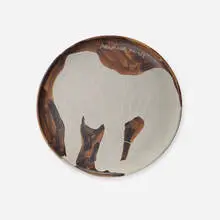 David Smith, untitled (plate), 1964, glazed earthenware with knife engraved decoration